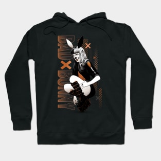 Bad Bunny - Edgy Bunny Woman Hoodie